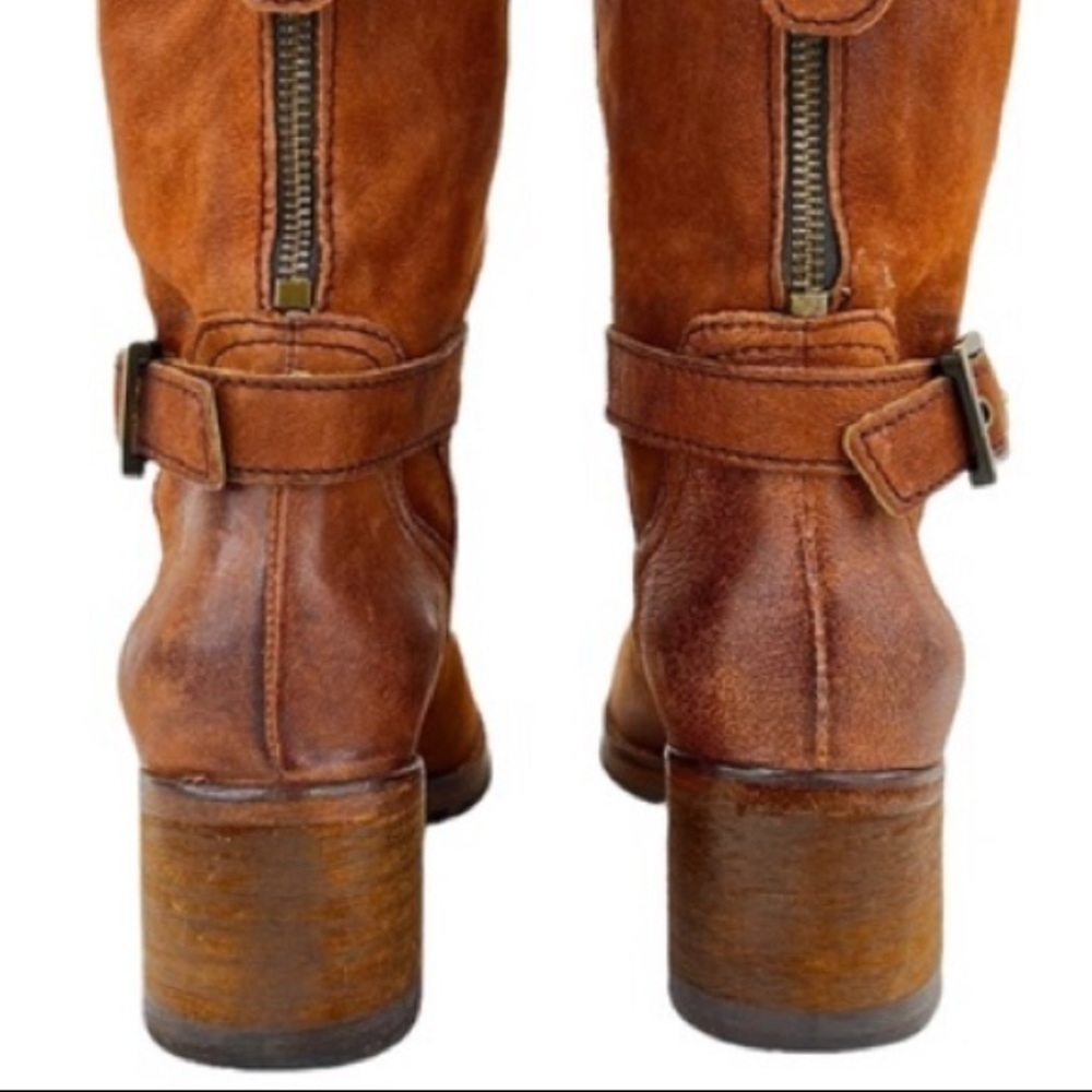 Johnston & Murphy Women’s Back Zip Buckle Leather Boots - Picture 11 of 14